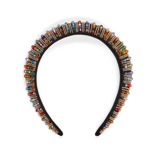 Multicoloured embellished headband